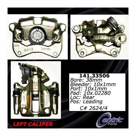 Centric Posi Quiet Loaded Caliper , Posi Quiet 142.33506